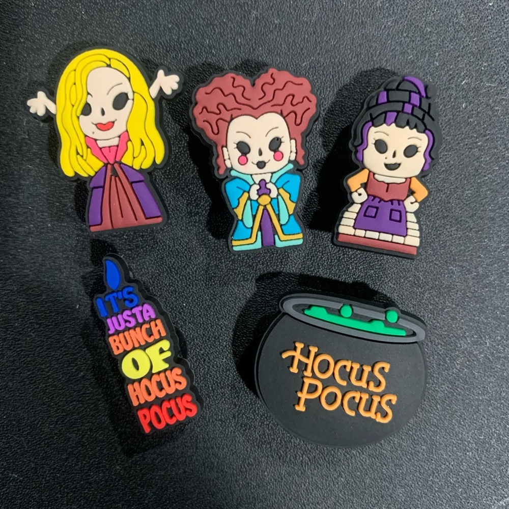 Hocus Pocus Croc Charms set